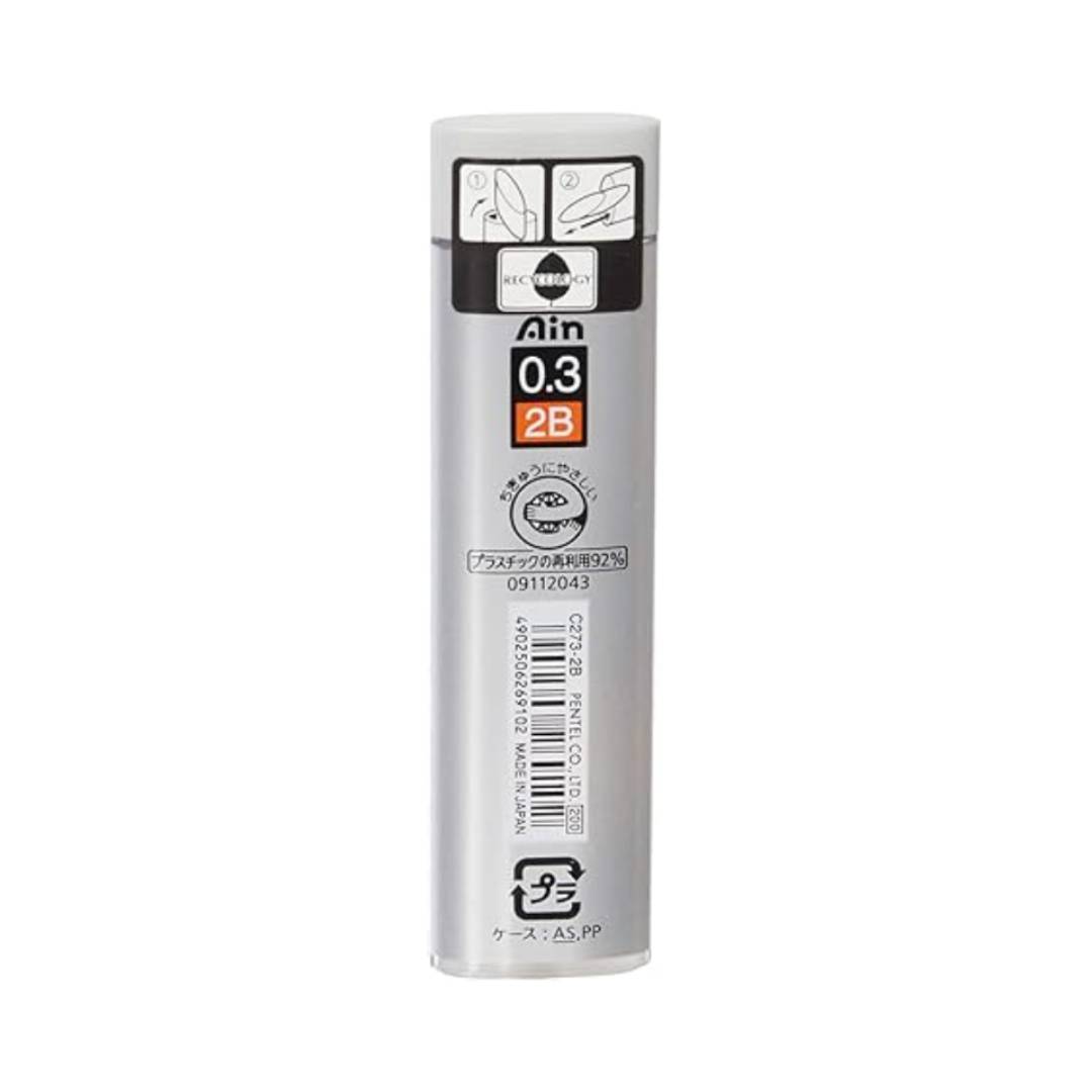 Pentel Mechanical Pencil Stein Lead 0.3mm 2B