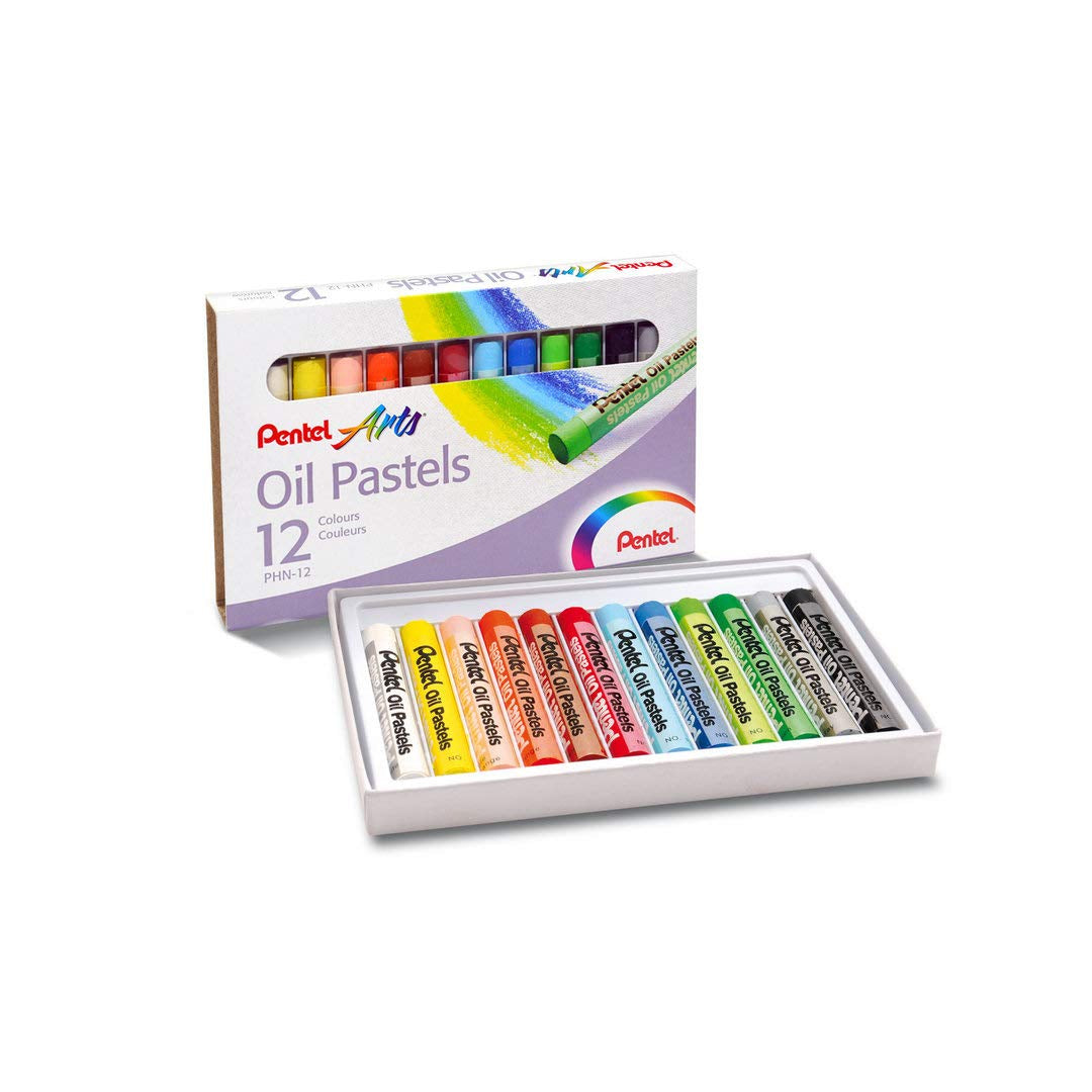 Pentel Oil Pastels Oil Pastel Set of 12