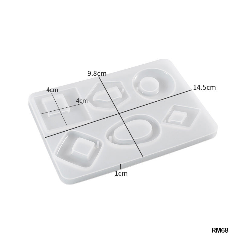 Silicon Mould 6 cavities for Resin Art