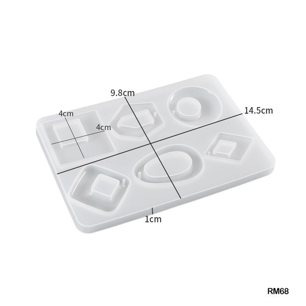 Silicon Mould 6 cavities for Resin Art