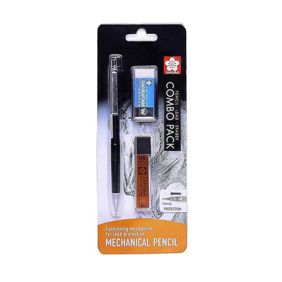 Sakura Mechanical Pencil Combo Pack Black 0.5mm HB