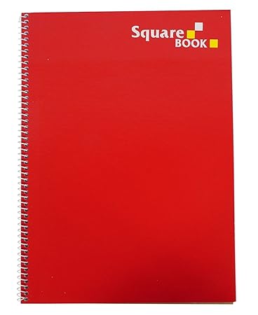Shipra Square Grid Book Spiral A5