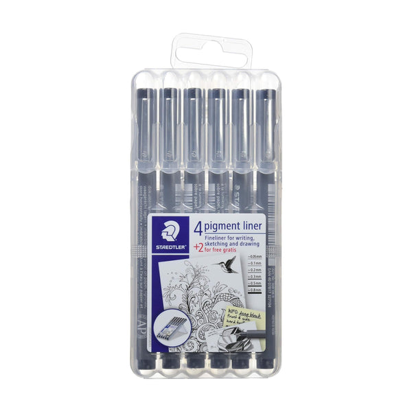Staedtler Pigment Liner Set of 6