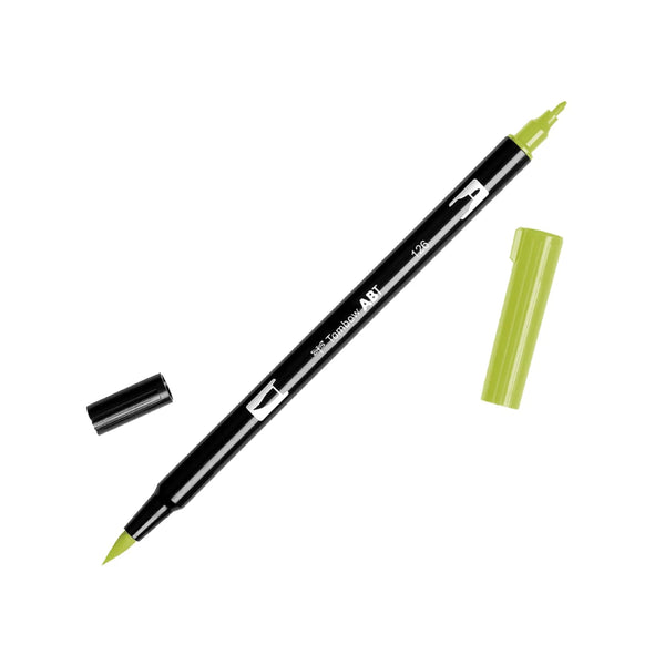 Tombow ABT Brush Pen Light Olive Dual Tip