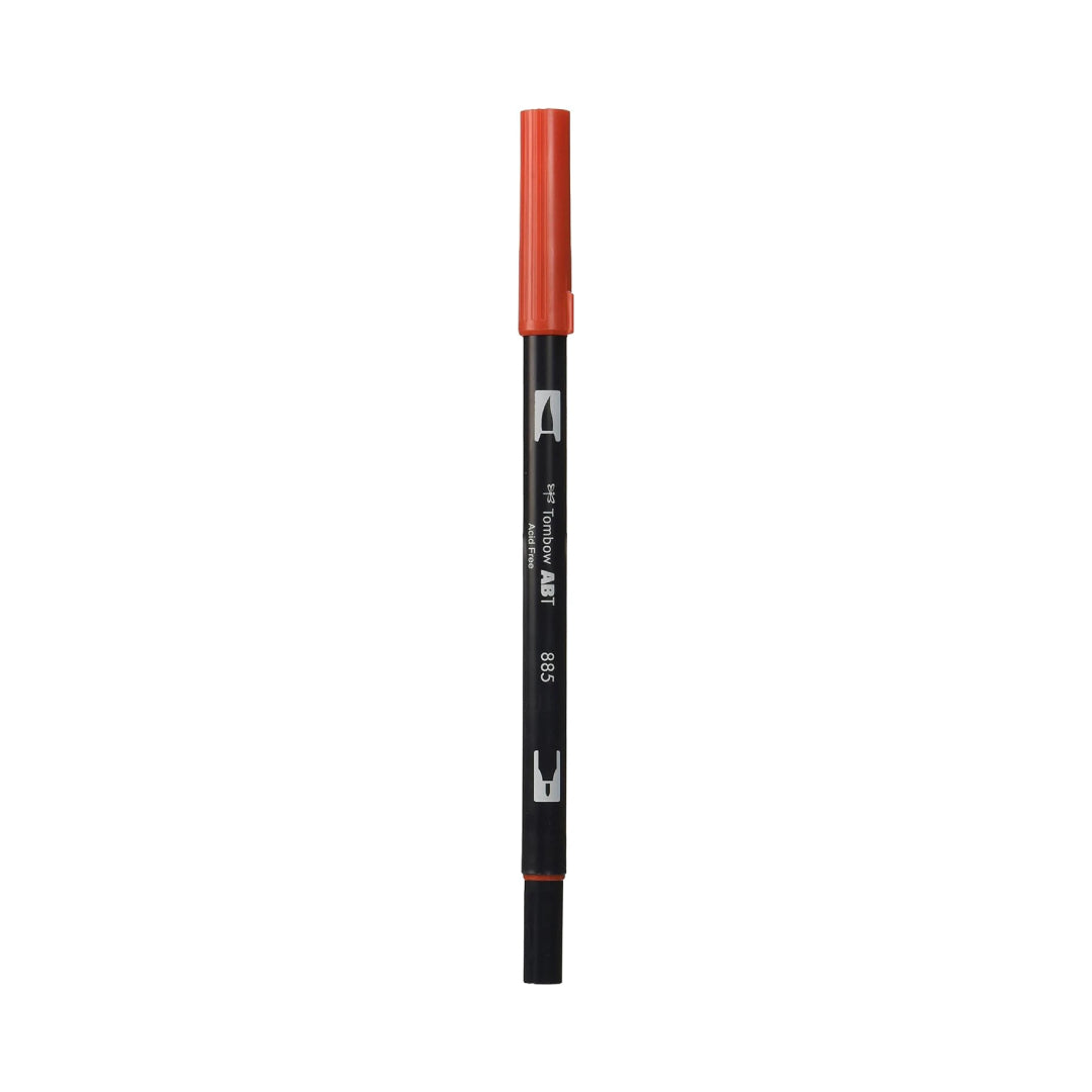 Tombow ABT Brush Pen Red Dual Tip