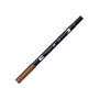 Tombow ABT Brush Pen Redwood Dual Tip