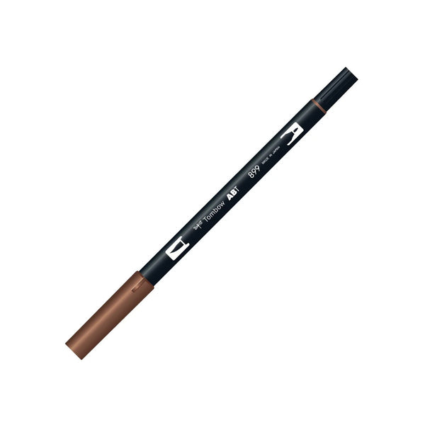 Tombow ABT Brush Pen Redwood Dual Tip