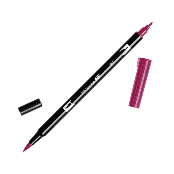 Tombow ABT Brush Pen Wine Red Dual Tip