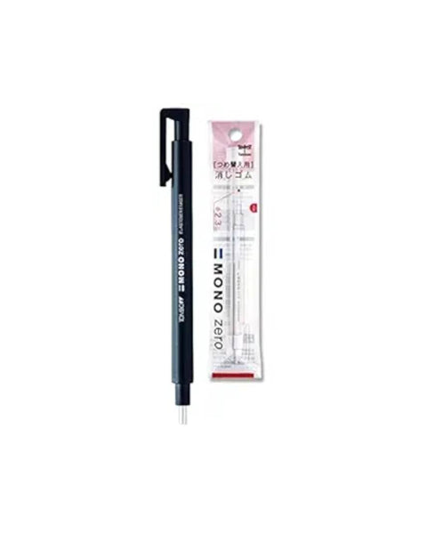 Tombow Mono Zero Round Eraser Combo Pack Black 2.3mm