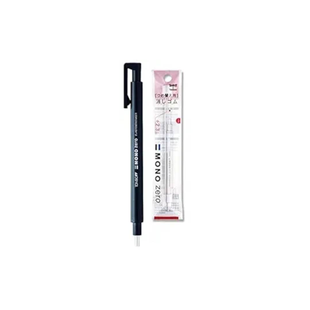 Tombow Mono Zero Round Eraser Combo Pack Black 2.3mm