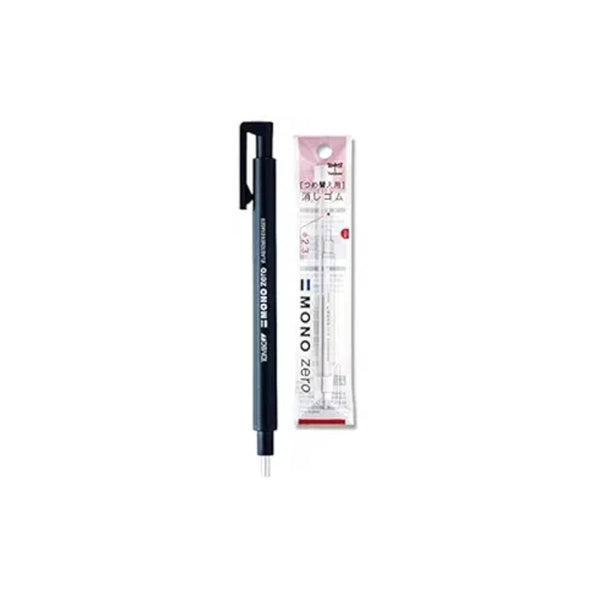 Tombow Mono Zero Round Eraser Combo Pack Black 2.3mm