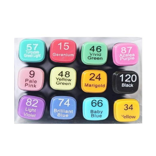 Touch Cool Alcohol Marker Sets Set of 12
