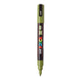 Uni Mitsubhishi Khaki Green Acrylic Marker 0.9-1.3mm