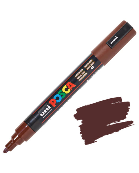 Uni Mitsubhishi Brown Acrylic Marker 1.8-2.5mm