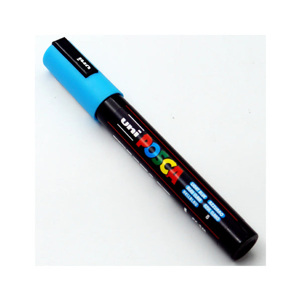 Uni Mitsubhishi Light Blue Acrylic Marker 1.8-2.5mm