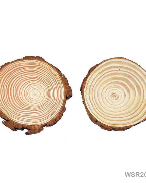 Wooden Slice Round 20-22x2cm