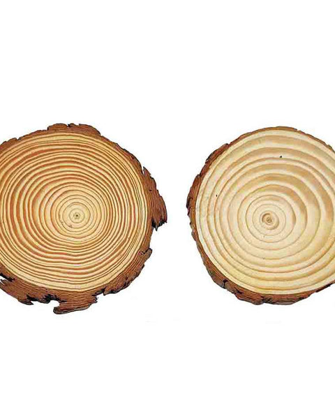 Wooden Slice Round 9-10X1cm