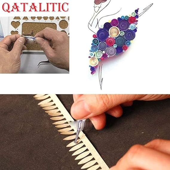 Wooden Dotting Tool Set of 5, Double Ended Steel Ball Stylus