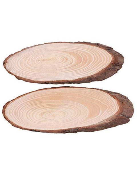 Wooden Slice Wooden Oval 20-22