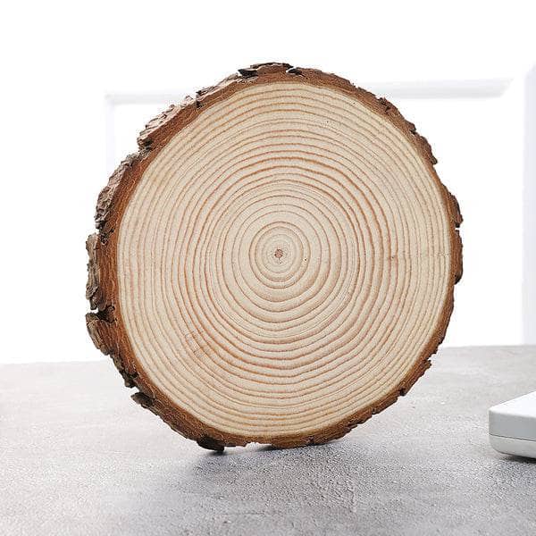 Wooden Slice Round 14-15x1cm