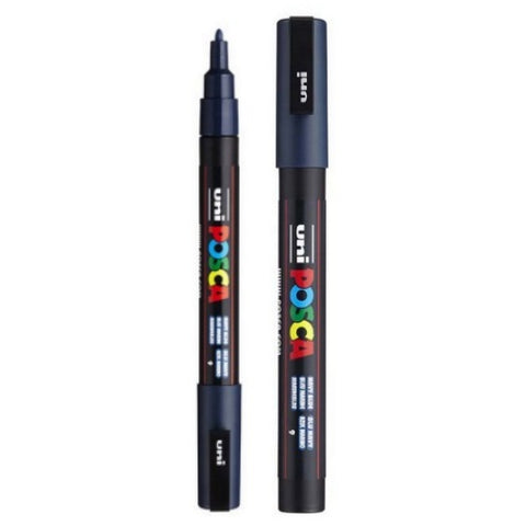 Uni Mitsubhishi Navy Blue Acrylic Marker 0.9-1.3mm