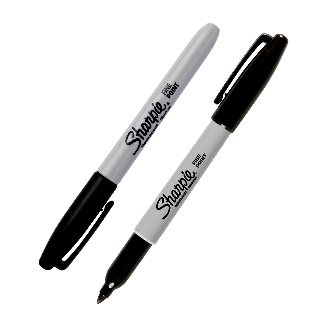 Sharpie Black Permanent Fine Marker Neon
